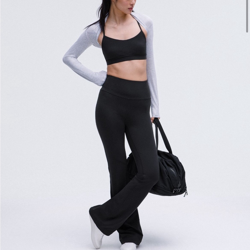 Lululemon athletica Groove Nulu high rise Black Flare Pants